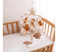 Campanella da letto fatta a mano a forma di pecorella, stella e luna, mobile per culla, giocattoli a forma di animali carini, educativi, migliorano la coordinazione mano-occhio, prevengono la miopia, 