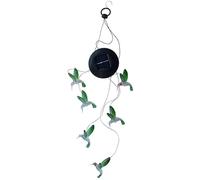 Campanella eolica, Campanelli eolici a forma di libellula con luce LED mobile solare che cambia colore, campanelli, giardino, casa