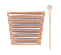 Campanella Manuale a 7 Toni - Campanella Energetica in Legno 6,7 X 5,9 X 0,6 Pollici con Ritmo di Mazzuolo - Campanella a Mano Campanelli Eolici Strumenti a Percussione per la
