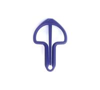 Campanelle a vento da 6,5 cm, colore blu anodizzato