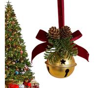 Campanelle Decorative | Pendente Per Le Feste | Decorazioni per l'Albero di Natale con e Pigna,Per Decorazione Per La Casa, La Parete, Stagionale, La Vetrina, Le Feste E Le Celebrazioni Invernali