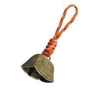 Campanelle di - Anello in metallo forte palmare, Farm Event Sound Tools | Campana in acciaio rustico con cordino per cintura di cavallo, ideale per campeggio, sport all'aria aperta, allevamento