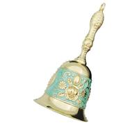 Campanelle multiuso per scuola Churchl Hotel Natale matrimonio forte vintage metallo chiamata mano campane disegni delicati