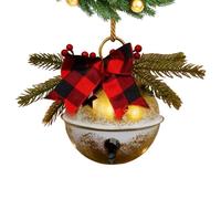 Campanelle Natalizie per l'Albero,Bacche Artificiali Festive | Grande Pendente a Campanello per Natale,Per Soggiorno Camera da Sala da Pranzo Porta d'Ingresso Giardino Cortile