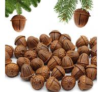 Campanelle rustiche a ghianda rustica, decorazione per la casa per Natale, autunno (campane di ghianda rustica)