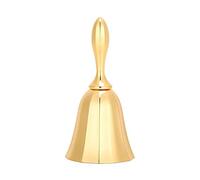Campanelli a mano Campanello di chiamata Campanello portatile Campanello per matrimoni Campanello per cena Campanella scuola per cena Servizio bar di classe(Golden)