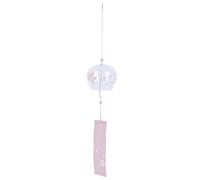 Campanelli a Vento 1 campanellino in vetro a vento Sakura, da appendere, decorazione for la casa, motivo fiori di ciliegio(Color1)