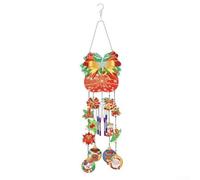 Campanelli a vento, 1 confezione fai da te con diamanti 5D, per ciondolo in cristallo con tubi melodici, decorazione che riflette la luce per finestre del giardino (A)