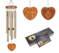 Campanelli a vento commemorativi, 94 cm, grandi campanelli a vento per la perdita della persona cara, regali commemorativi significativi in memoria di padre, madre o persona cara