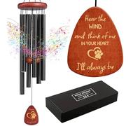 Campanelli a vento commemorativi per animali domestici, 66 cm, regalo commemorativo per la perdita del cane, regalo commemorativo per lutto per cani, regalo di simpatia per la perdita degli animali