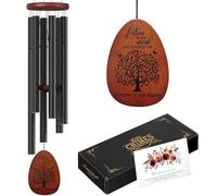 Campanelli a vento con albero della vita in memoria della persona cara, campanelli a vento commemorativi per la perdita di una persona cara madre padre, regali cardinali e regalo di simpatia per