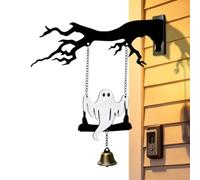 Campanelli a vento per esterni Halloween Decor Oscillante Spaventoso | Campanelli eolici per interni per casa infestata, albero, porta, parete, portico, giardino, cortile, patio