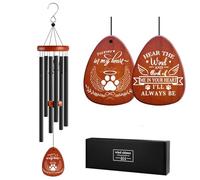 Campanelli a vento per la perdita di cane da compagnia, regalo commemorativo per la commemorazione del cane, regalo commemorativo per animali domestici, regalo per lutto per amici e familiari