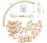 Campanelli Culla Per Lettino, Naturale Campana da Letto, Campana A Vento Per Culla, Campana da Letto Mobile, Realizzata a Mano Campana da Letto, Ideale per Decorare le Camere dei Bambini
