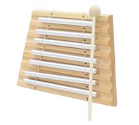 Campanelli da meditazione da tavolo Campane a in legno Strumento a percussione Campanelli eolici a 7 toni per aule Consapevolezza per rilassamento Gestione ' meditazione