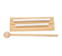 Campanelli da tavolo, giocattolo musicale per bambini, strumento a percussione educativo con mazzuolo, tubo in alluminio e base in legno di faggio per l’apprendimento della musica