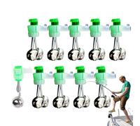 Campanelli di allarme da , 10 campanelli di allarme per morso, portatile, doppio, indicatori di abboccata per la notte, canna da mare