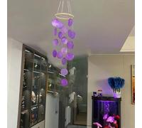 Campanelli Eolici A Conchiglia | Campana Costiera Decorativa Da Appendere | Suoni Rilassanti Per Spiaggia, Giardino, Patio, Interni, Casa | Ornamento Boho Per Mogli E Ragazze