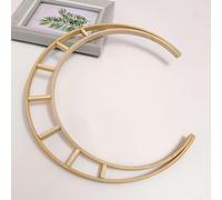 Campanelli eolici a forma di luna fai da te, in legno, per decorazioni da