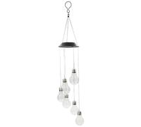 Campanelli eolici - campanelli a per giardino esterno, illuminazione d'atmosfera a cambiamento di colore, per decorazione esterna del giardino, terrazza, e vialetti