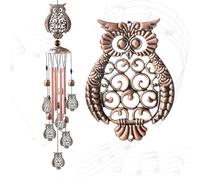 Campanelli eolici da esterno a forma di gufo, regali per tutte le mamme/nonne/mogli/zie/figlie/amiche/nipoti/sorelle/papÃ ,