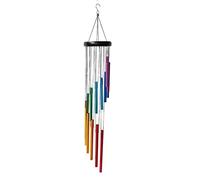 Campanelli eolici da giardino, Campanelli eolici fortunati, Campane eoliche sospese, 14 tubi Campanelli eolici Arcobaleno Campana a vento Campana a vento sospesa for la decorazione della camera da let