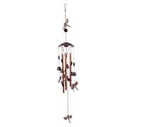 Campanelli eolici da giardino, Campanelli eolici fortunati, Campane eoliche sospese, Campanelli eolici in tubo di ottone Campana in rame Campanelli eolici commemorativi a forma di libellula Decorazion