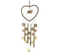 Campanelli eolici da giardino, Campanelli eolici fortunati, Campane eoliche sospese, Campanelli eolici in metallo Elefante Feng Shui Campane eoliche da appendere for giardino, casa, cortile, patio, fi