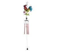 Campanelli eolici da giardino, Campanelli eolici fortunati, Campane eoliche sospese, Campanelli eolici in metallo a forma di gallo Campanelli eolici da giardino Ornamento da appendere Girandole decora