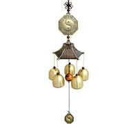 Campanelli eolici da giardino, Campanelli eolici fortunati, Campane eoliche sospese, Campanelli eolici da giardino in metallo Campana eolica vintage Campanelli eolici cinesi Feng Shui Ornamento da app