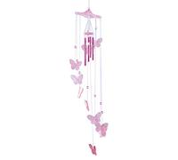 campanelli eolici da giardino, Campanelli in metallo, campane a farfalla, tubi sorprendenti, in rame, acchiappasogni