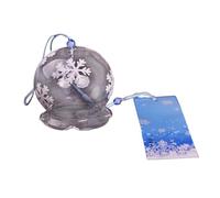 Campanelli eolici giapponesi - Campana a Furin fatta a mano Decorazione tradizionale giapponese | Campane a con fiori romantici Campane a per esterni Decorazione da giardino Patio Co