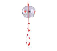 Campanelli eolici giapponesi - Campana a Furin fatta a mano Decorazione tradizionale giapponese | Campane a con fiori romantici Campane a per esterni Decorazione da giardino Patio Co