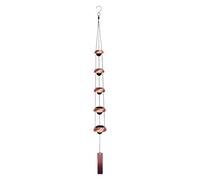 Campanelli Eolici In A Quintetto, Struttura Pronta Per Le Intemperie, 21,5x9x5,5 Cm, Carillon Sospesi Per Patio, Campanelli Eolici Decorativi Per Il Giardino, Posizionamento Versatile, Per Balc