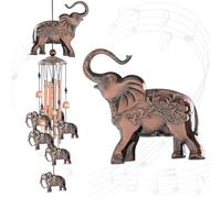 Campanelli eolici in rame a forma di elefante per esterni, regali per tutte le mamme/nonne/mogli/zie/figlie/amiche/nipoti/sorelle/insegnanti/papÃ ,