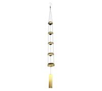 Campanelli eolici quintetto in, toni profondi, 21,5x9x5,5 cm, campanelli eolici, carillon sospeso, design elegante, sia per la decorazione che per alleviare lo stress all'aperto,