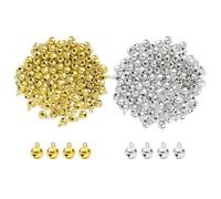 Campanelli Mini in Rame con Fibbia - Set da 200 Pezzi Metallici Rumorosi per Artigianato e Decorazioni Fai Da Te