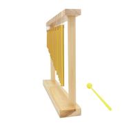 Campanelli musicali da viaggio con 20 tubi armonizzati strumento adatto per artisti viaggiatori ed educatori a percussione in lega di alluminio