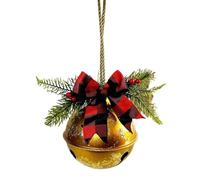 Campanelli Natalizi Giganti Per Decorazioni,Decorazioni Natalizie Vintage con Fiocco,Ornamenti In Metallo A Forma Di Campana Per Feste | Per La Stagione Invernale E Le Feste Da Esterno Per Portico Gia