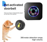 Campanelli per Cani per Uscire Fuori - Wireless Copertura Totale per Cani,Impermeabile Pulsante Addestramento 5 Livelli Volume per Appartamento Giardino Interno Esterno