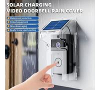 Campanelli wireless impermeabili Copertura di ricarica solare Porte digitali Peepholes Telecamera di sicurezza Wifi Citofono Video Smart Ring Door Bell rain cover