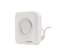 Campanello 12V DC Cablato 90dB - Suoneria Supplementare per Citofono Universale e Controllo Accessi, Campanello Din Don Casa e Ufficio, Cicalino da Interno in ABS Ignifugo, Installazione a Parete