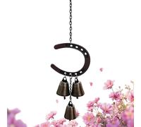 Campanello a in metallo | Decorazione in classico resistente alla ruggine, decorazione rustica cavallo con campanello, per la famiglia, gli amici, la casa, il bar, l'ingresso alla parete