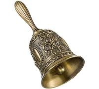 Campanello a Mano Campanelli da Tavolo Campanello Di Ristorante Campanella a Servizio Hand Bell Call Bell per Scuola Cena di Ricevimento Servizio Alberghiero Preghiera di Meditazione