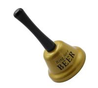 Campanello a mano con manico - Divertente Campanello di servizio in metallo, anello di bacio, Smile, Campanello di birra, per decorazione di matrimoni ed eventi, per l'uso in ristoranti e