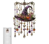 Campanello a Stile Gotico Ornamenti Da Giardino Acrilico 2D | Campanelli A Vento Autunno Per Padiglione Balcone Patio Zen Giardino Casa Albero Terrazza Portico