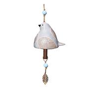 Campanello a vento con canto di uccelli, decorazione da giardino, F