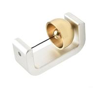 Campanello a vento magnetico fatto a mano con rame puro per anello, funge da magnete per frigorifero e promemoria per porta, emette suoni rilassanti per la decorazione della casa (C)