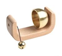 Campanello a vento magnetico realizzato a mano con rame puro per anello per magnete del frigorifero, crea suoni calmi e funge da pratico promemoria per l'uso della porta (A)