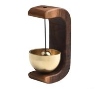 Campanello a vento montato sulla porta con rame puro per anello per magnete da frigorifero Utilizzare decorazione artigianale per migliorare lo spazio abitativo (B)